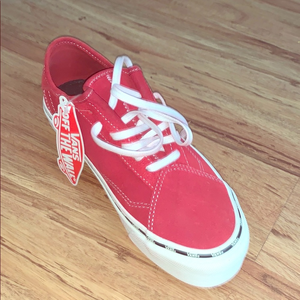 brand new red vans
